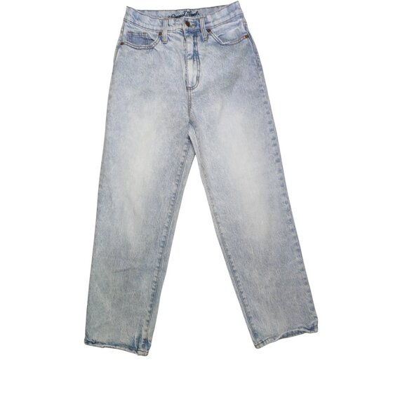 Universal Thread Vintage Straight High Rise Light Wash Jeans 4/27 - Picture 1 of 4